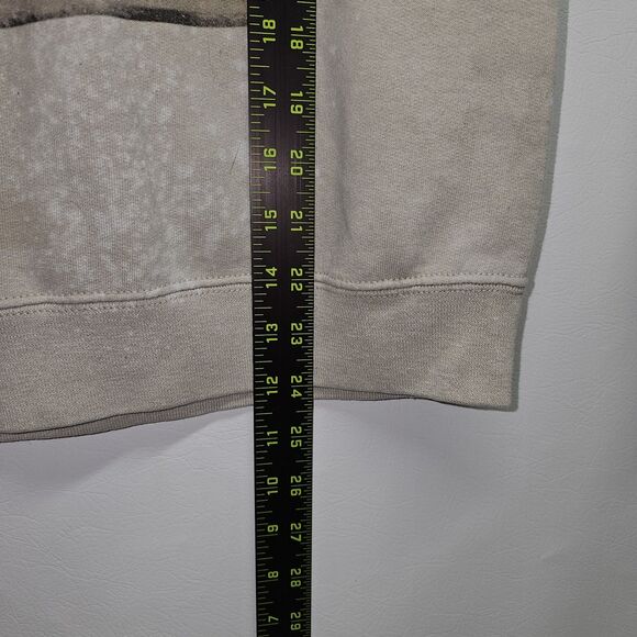 Punchy Western Cowgirl Sweatshirt Rodeo Graphic Pullover No Tag Stained Sleeves - Picture 9 of 15